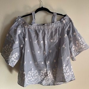 A New Day off shoulder blouse